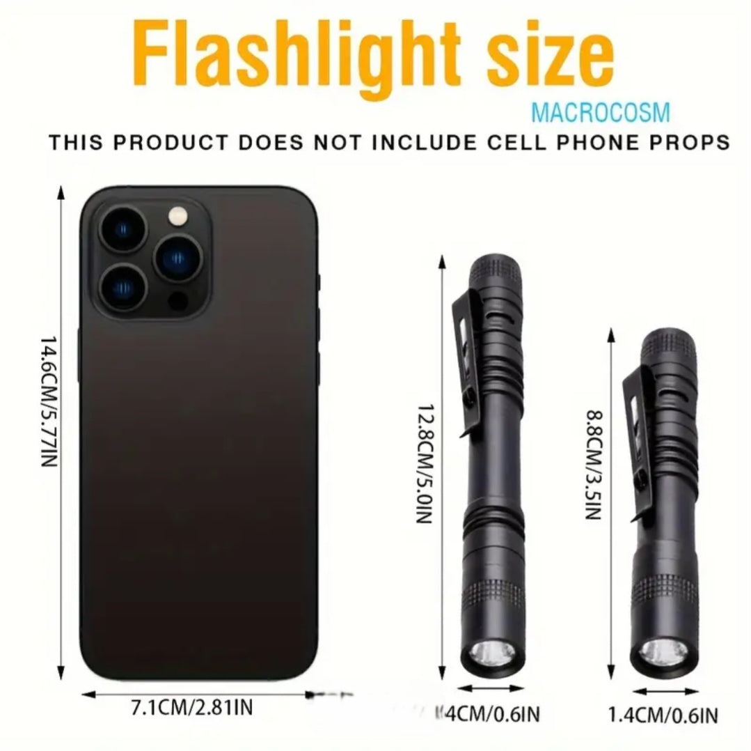 Compact UV flashlight