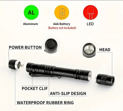 Compact UV flashlight